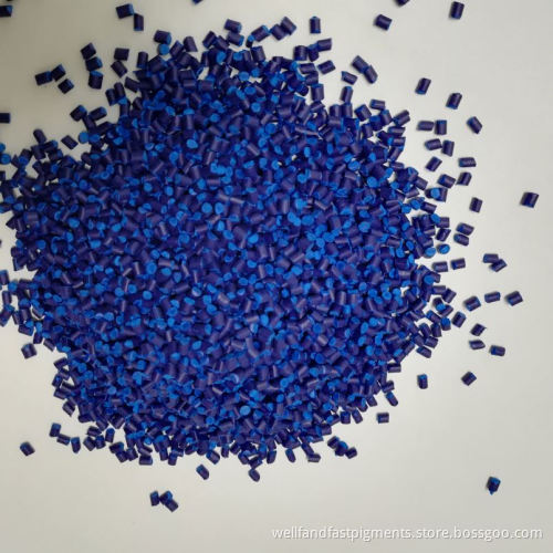 Custom Color Pigment Pellets Plastics Blue Masterbatch